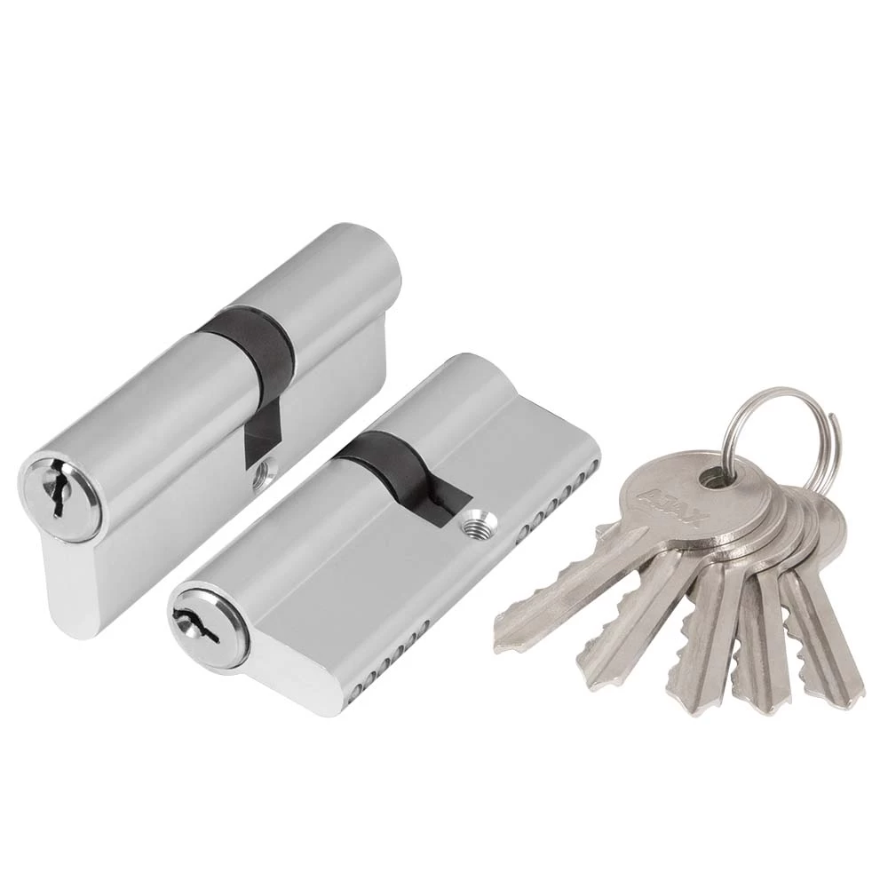 Фото Цилиндровый механизм (AZ100/80) AZ1000Key80 (35+10+35) CP хром