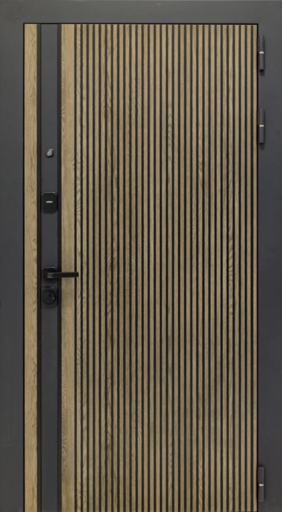 Входная дверь ДвериПРО Rosna ФЛ-700 (10мм, ясень грей) DPRO201091 внешняя сторона