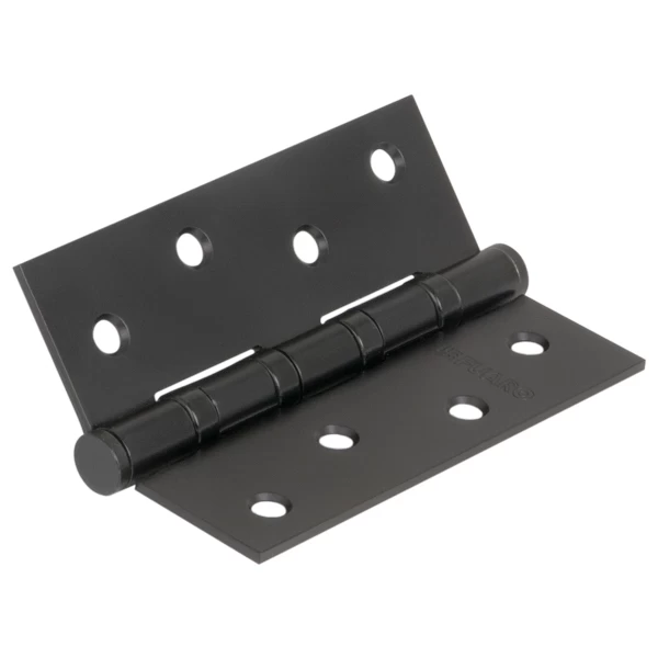 Фото Петля универсальная IN4400U-BL BL (4BB/BL 100x75x2,5) черный матовый БЛИСТЕР