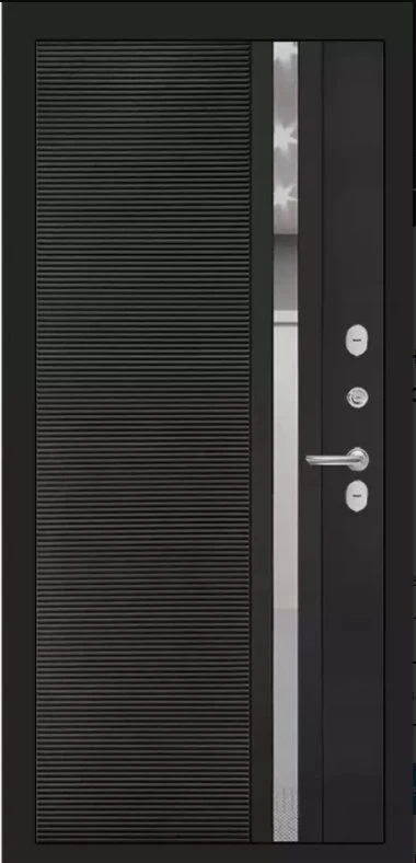 31 - Черный кварц, зеркальная вставка с тонировкой