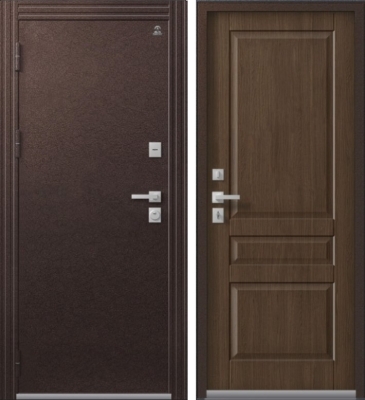 Дверь Термо-2 Шоколадный Муар - Дуб Янтарный