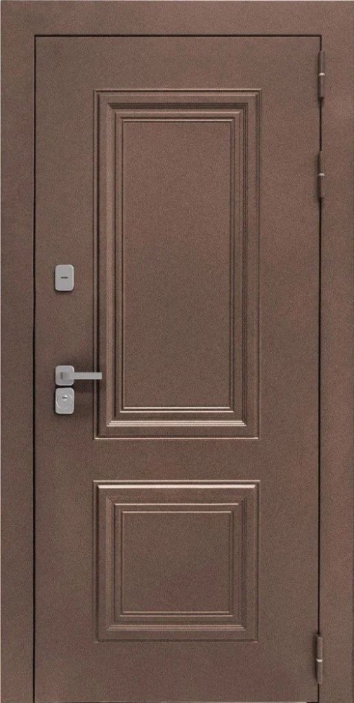 Входная дверь ДвериПРО Д-68 СБ-3 листв. бел. (21 беленый дуб) DPRO195728 внешняя сторона