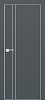 Межкомнатная дверь P-20 AL  молдинг Графит
