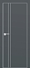 Межкомнатная дверь PX-20  AL кромка с 4-х ст. Графит матовый