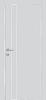 Межкомнатная дверь PX-14  AL кромка с 4-х ст. Сапфир матовый