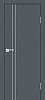 Межкомнатная дверь P-20 AL  молдинг Графит матовый